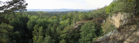 Panorama jarovska skala